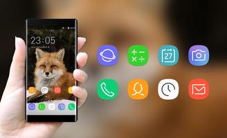 Theme for Intex Aura Plus Fox Wallpaper 截图 3