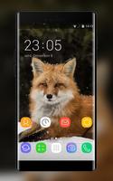 Theme for Intex Aura Plus Fox Wallpaper poster
