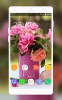 Theme for Intex Lions G10 Flower Wallpaper الملصق