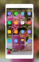 Theme for Intex Lions G10 Flower Wallpaper स्क्रीनशॉट 1