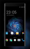 Theme for Intex Turbo Shine Flower Wallpaper poster