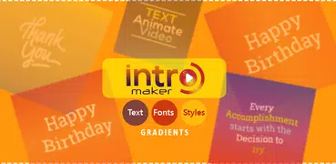 Text Animation : Video YT Intro Maker