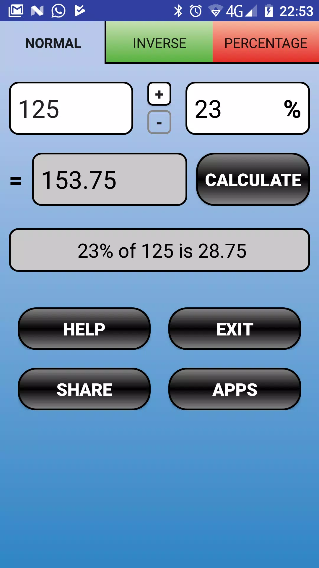 Download do APK de Calculadora de porcentagem, IVA e impostos para Android