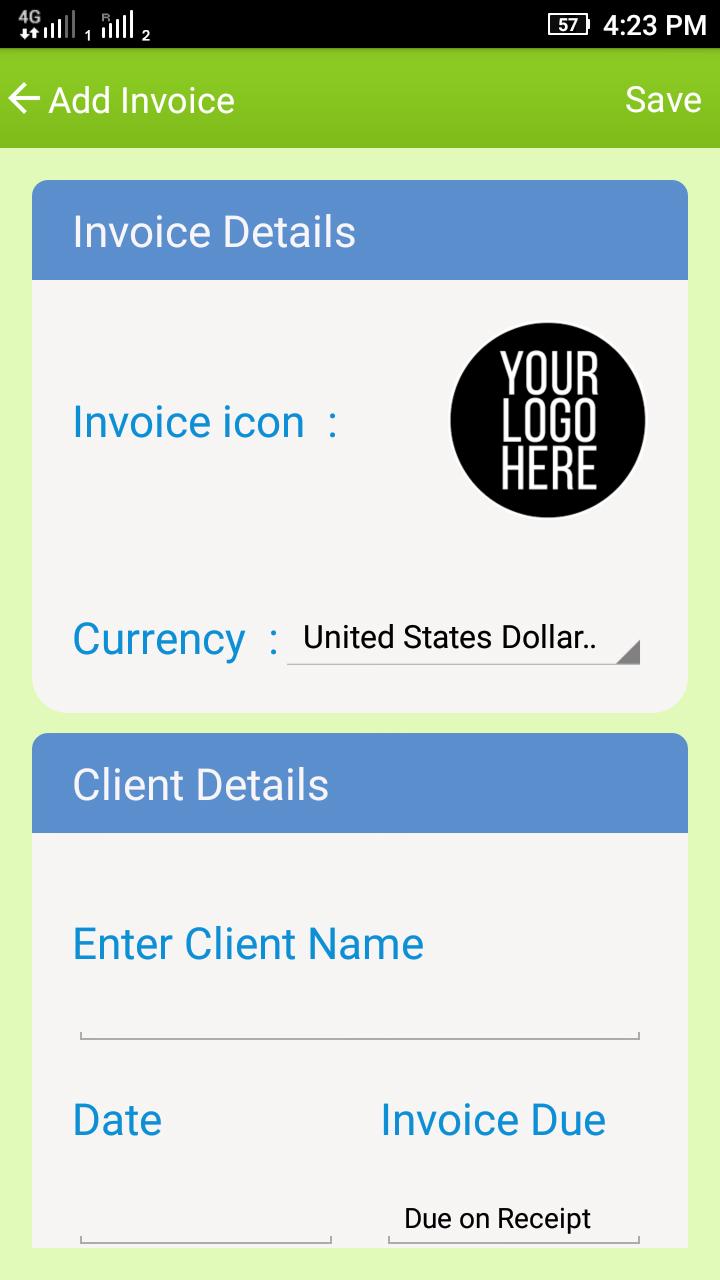 Invoice Template for Android - APK Download Within Invoice Template Android Invoice Template for Android - APK Download Within Invoice Template Android