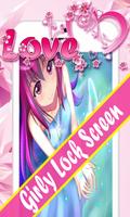 Anime Girl Lock screen: Anime Girl Lock Screen Poster