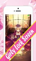Anime Girl Lock screen: Anime Girl Lock Screen capture d'écran 1