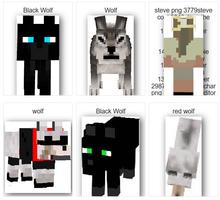 Skin Mobeditor Wolf for minecraft Ekran Görüntüsü 1