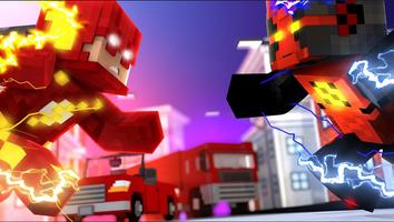 Skin The Flash for minecraft ポスター