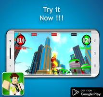 New BEN 10 and EVIL BEN 10 roblox Tips پوسٹر