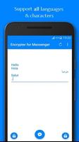 Encrypter for Messenger captura de pantalla 3