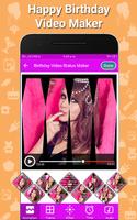 Birthday Video Status Maker syot layar 1