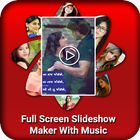 Full Screen Slideshow Video Status Maker 2018 আইকন