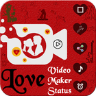 Love Video Status Maker & Video Maker With Music ไอคอน