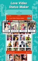 Love Video Status Maker & Video Maker With Music poster