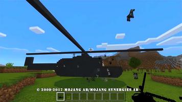 Helicopter Addon MСPE Affiche