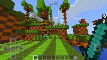 Map Sonic for Minecraft PE โปสเตอร์