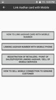 Aadhar Card Link to Mobile Number Plakat