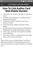 Aadhar Card Link to Mobile Number Screenshot 1