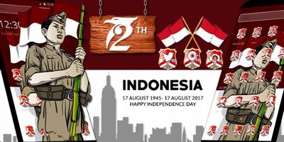 برنامه‌نما Indonesia Independence Day Theme عکس از صفحه