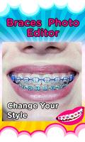 Teeth Braces Sticker Editor capture d'écran 1