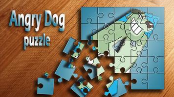angry dog puzzle india Affiche