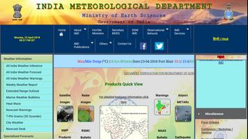 India Meteorological Department Affiche