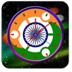 India Clock Live Wallpaper