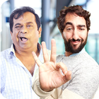 Indian funny Celebrity Selfie Photo Editor icône