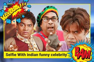 Indian funny Celebrity Selfie Photo Editor capture d'écran 3