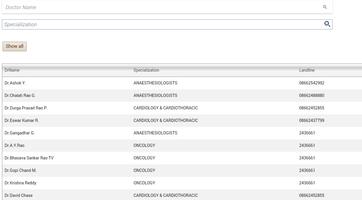 Vijayawada Doctors Database ภาพหน้าจอ 1