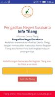 Info Tilang PN Surakarta पोस्टर