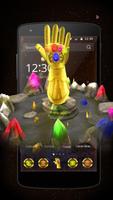 3D Golden Gauntlet Theme โปสเตอร์