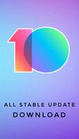 MIUI 10 Stable Updates Download پوسٹر