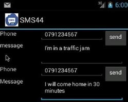 SMS44 capture d'écran 2
