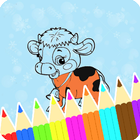 Coloring Book : Cow Pages icône