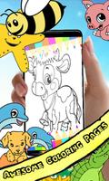 Coloring Book : Cow Pages Affiche