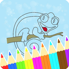 Coloring Book : Chameleon Pages آئیکن