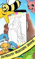 Coloring Book : Chameleon Pages پوسٹر