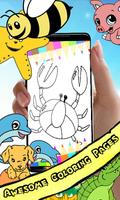 Coloring Book : Crab Pages Cartaz
