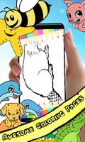 Coloring Book Beaver Pages постер