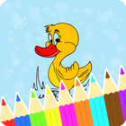 Coloring Book : Duck Pages icône