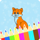 Coloring Book : Fox Pages icône