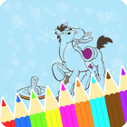 Coloring Book : Horse Pages ไอคอน