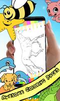 Coloring Book : Horse Pages Affiche