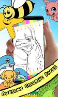 Coloring Book : Llama Pages Affiche