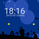 APK ハロウィン 水玉と時計 ライブ壁紙