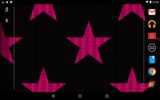 星と幾何学模様のライブ壁紙　無料版 Free capture d'écran 2