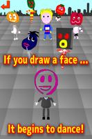 Draw->Dance! Drawing the face पोस्टर