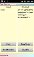 (Plain) Text Encryptor Affiche