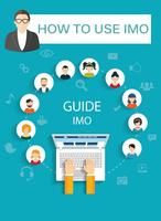پوستر Guide for imo free chat & call